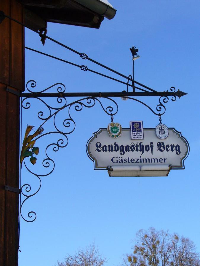 Landgasthof Berg Eurasburg Exterior foto